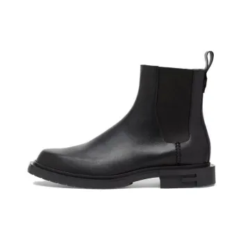 FENDI Frame Short Chelsea Boots Men's Black
