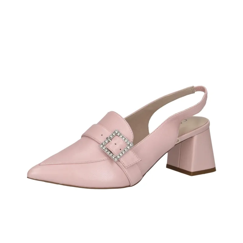 CAPRICE Gillian Block Heel High Heels 5.5cm Women's Pink-2
