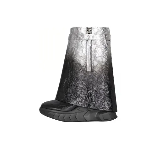 Givenchy Shark Lock Ankle eau Women's Black Silver