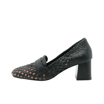 Sarah Chofakian Scarpin Normandie Chunky Heel High Heels Women's Black