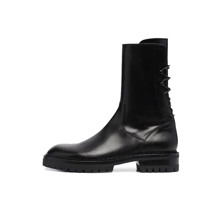 Ann Demeulemeester Ankle Boots 4cm Men's Black-0
