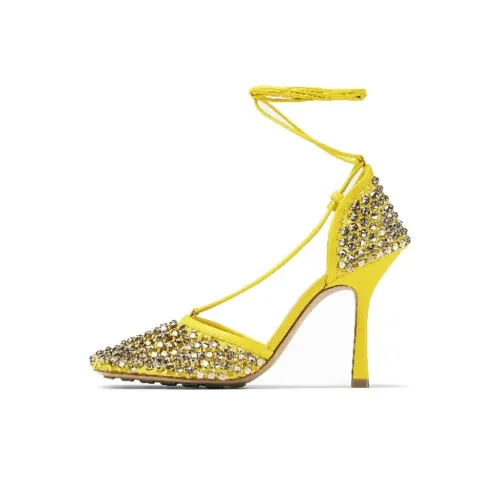Bottega Veneta Sparkle Stretch Sandals Women's