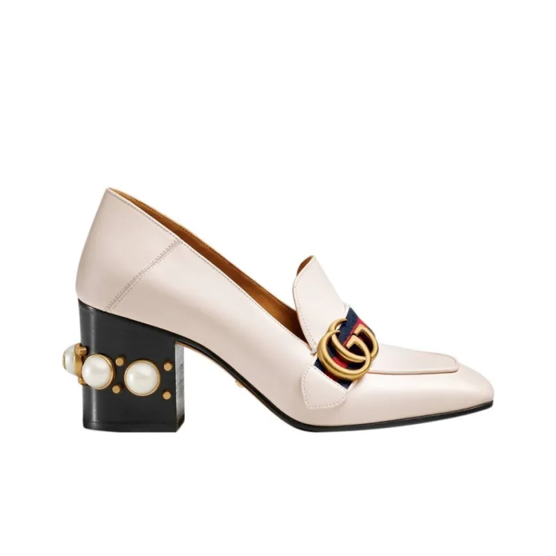 GUCCI High Heels 7.5cm Women's Ivory White-1