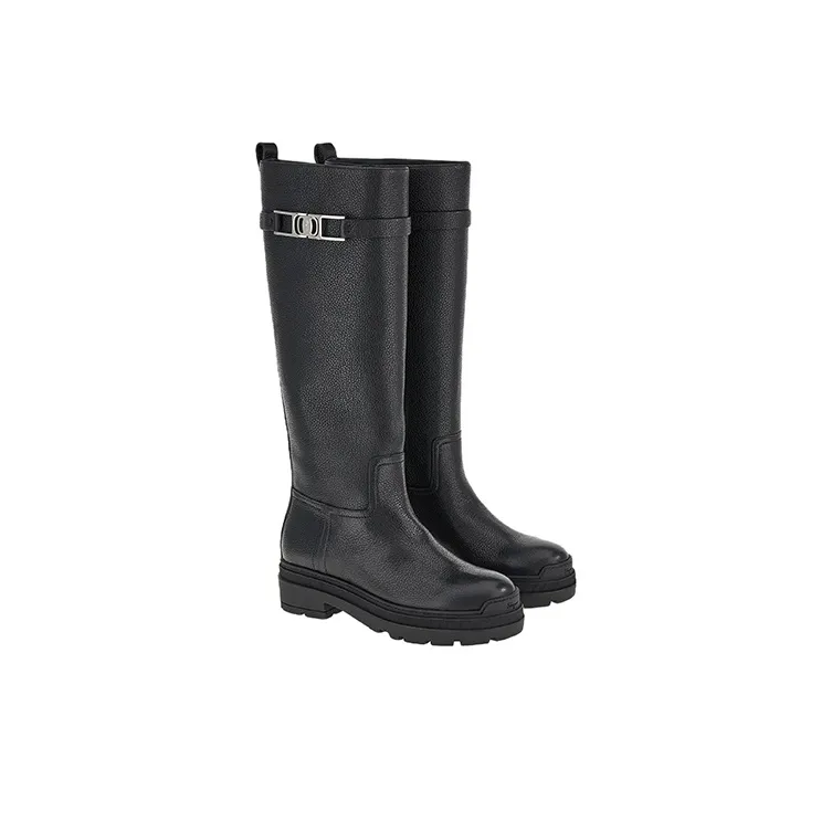 FERRAGAMO Stivale Ryder Leather Boots-2
