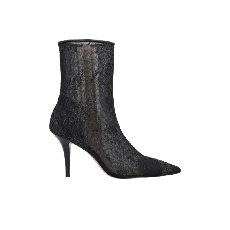 PINKO Ankle Boots 9cm Women's Black-1