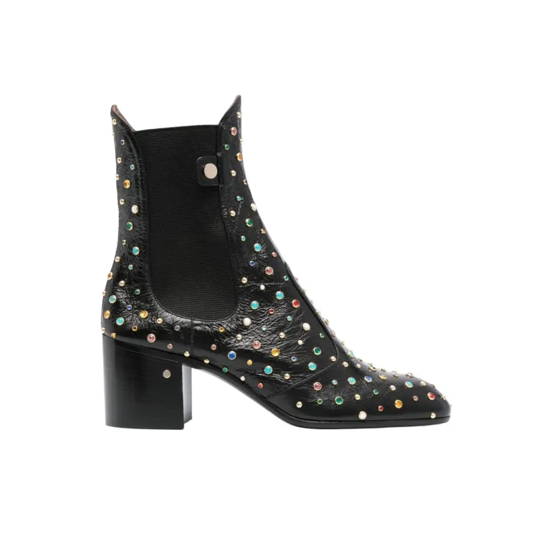 Laurence Dacade Short Chelsea Boots 6cm Women's Black-1