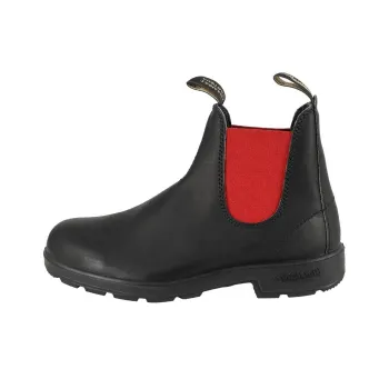 Blundstone Short Chelsea Boots Women's Black Red