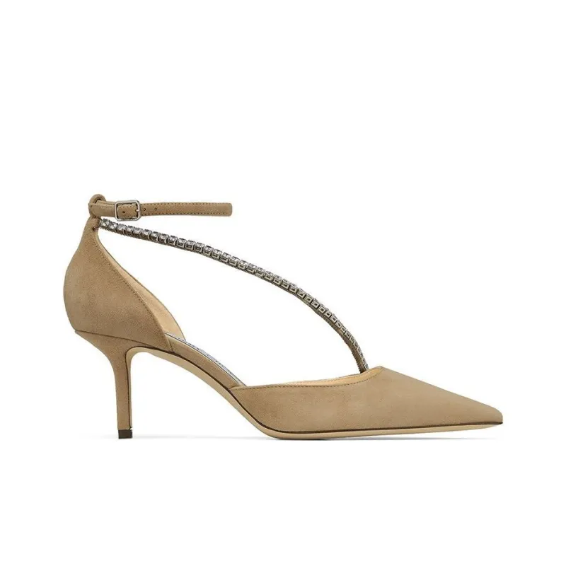 Jimmy Choo Slim Heel High Heels 6.5cm Women's Nude-1