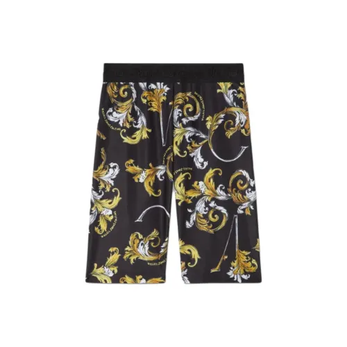 VERSACE Outline Barocco Cycling Pants Women's Black