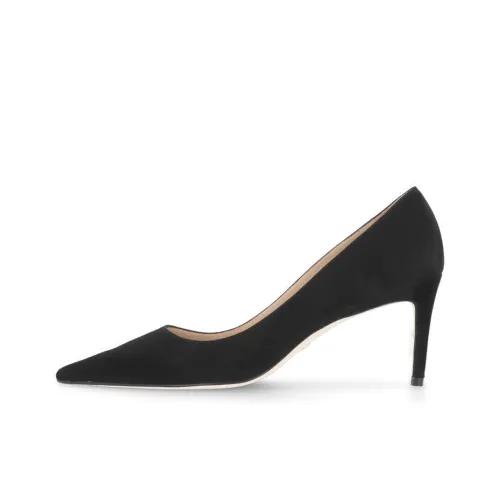 stuart weitzman Pointed 75mm Suede Pumps