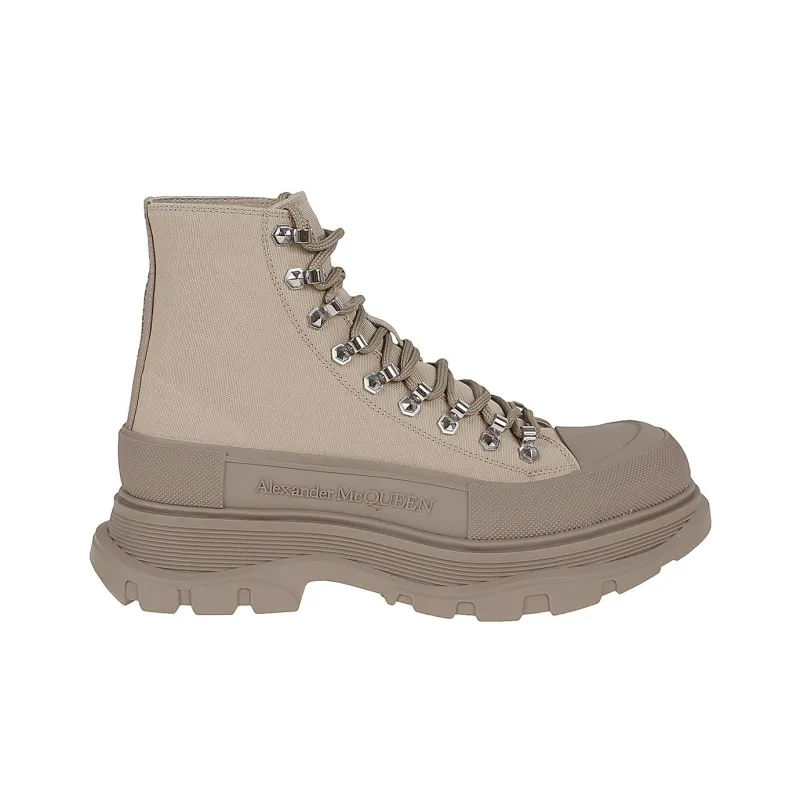 Alexander McQueen Tread Slick Lace Up Boots-1