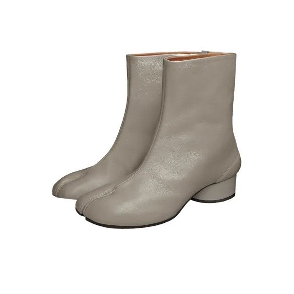 Maison Margiela Tabi Ankle Boots 3cm Women's Gray-2