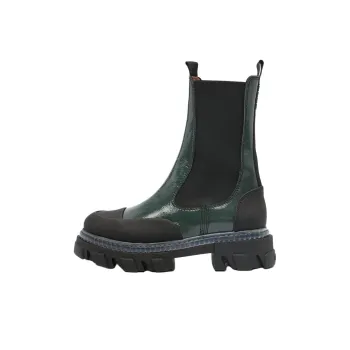 GANNI Chelsea Boots Women's Green