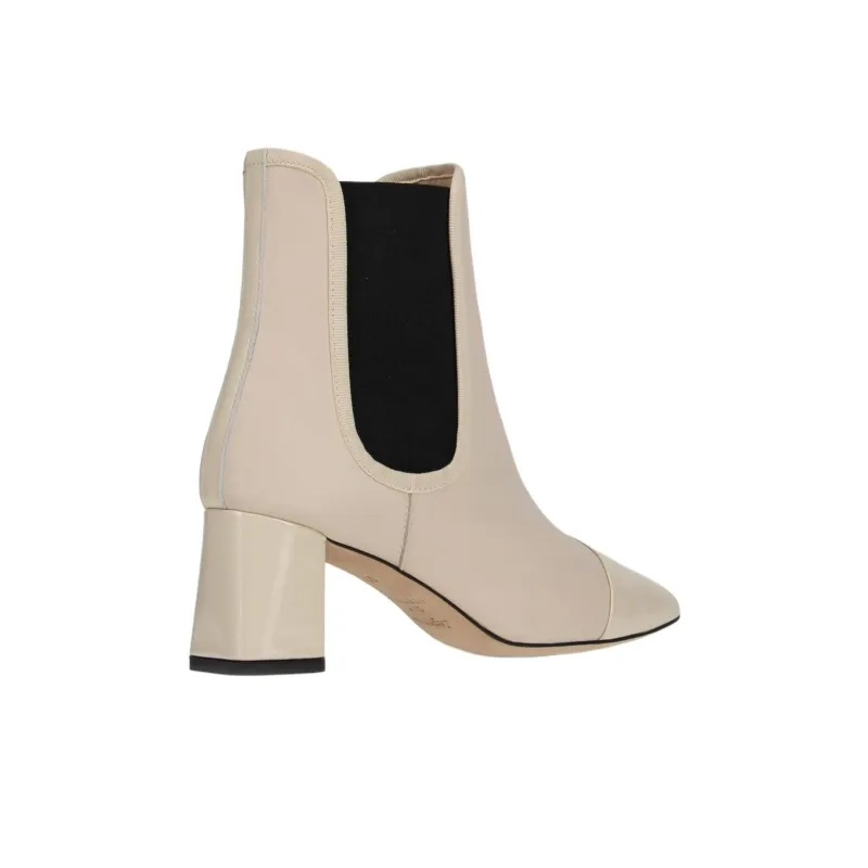 Repetto Melissa Short Chelsea Boots 6cm Women's Beige-2