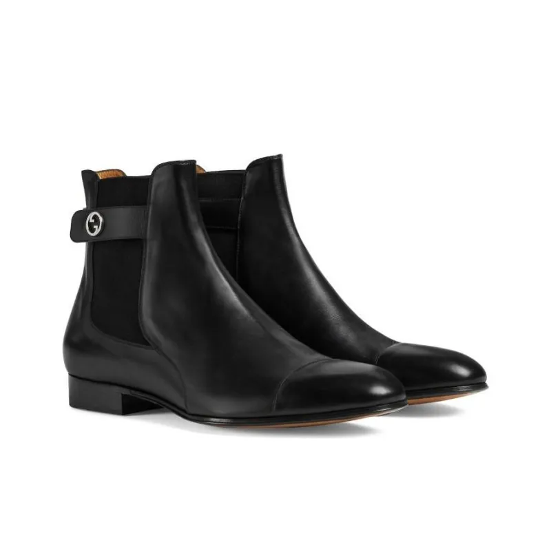 GUCCI Blondie Ankle Boot 'Black'-1