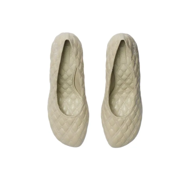 Burberry Baby Slim Heel High Heels 8.5cm Women's Beige-3
