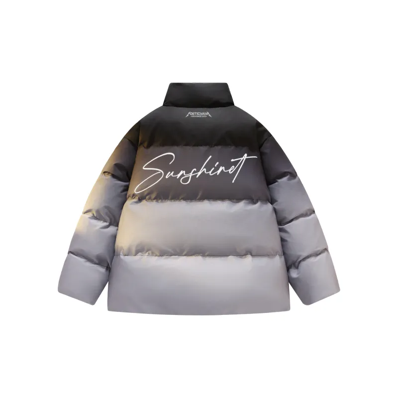 YAYA Down Jacket Unisex Pink White-5