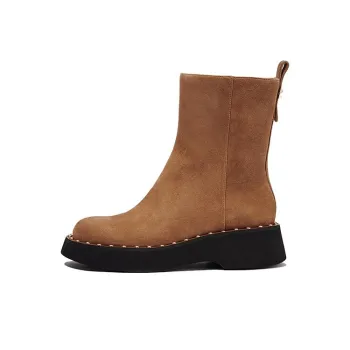 COACH Vanesa Fashion Ankle Boots Women's Brown