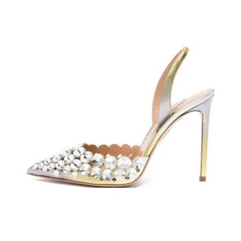 AQUAZZURA Maxi-Tequila 55mm Leather Mules