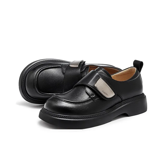 CAMEL Loafers Women's Black, Beige-2