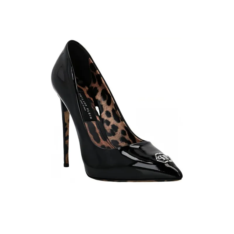 PHILIPP PLEIN Iconic Plein Decollete Patent-leather Pumps-2