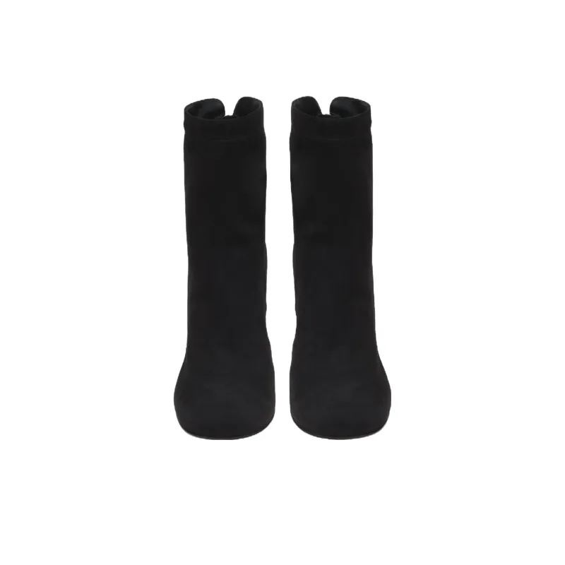 GIANVITO ROSSI Bellamy 75mm Ankle Suede Boots-3