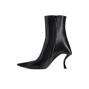 Balenciaga Hourglass Heeled Ankle Boots Women's