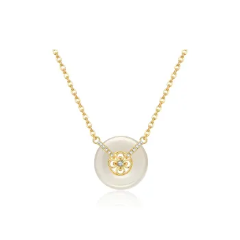 CHINA GOLD Chalcedony Necklaces Women's