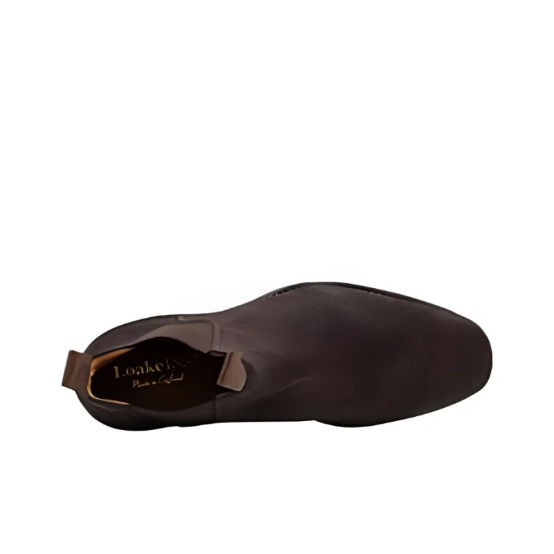 LOAKE Short Chelsea Boots Men's Dark Brown-3