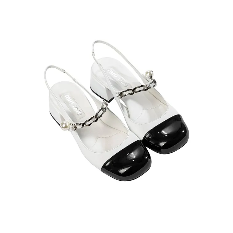 MIU MIU Two-Toned Slingback Pumps-3