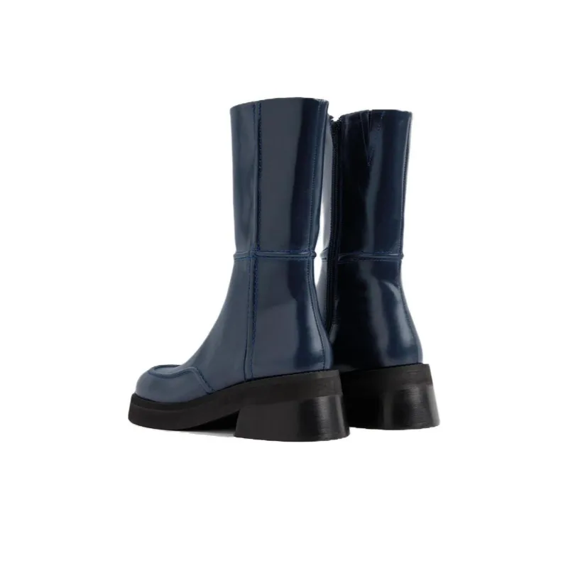 MIISTA Ankle Boots 6cm Women's Blue-3