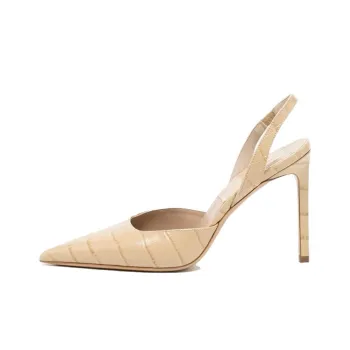 MICHAEL KORS Presley Runway Slim Heel High Heels 10cm Women's Beige