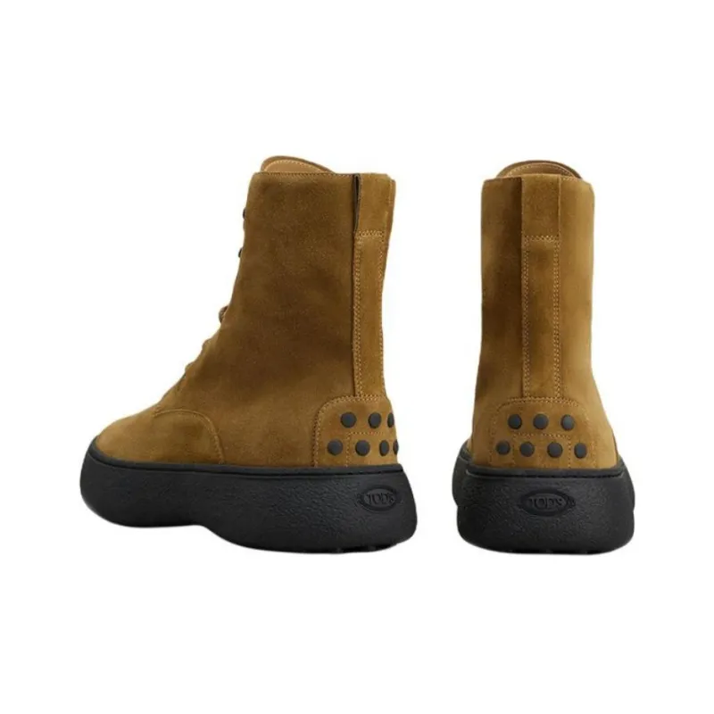 TOD'S W.G. Lace-Up Ankle Boots-3