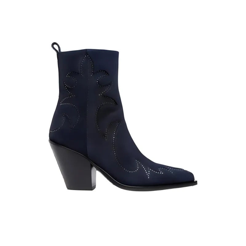 SARTORE Sr4507 Ankle Boots 8cm Women's Blue-1
