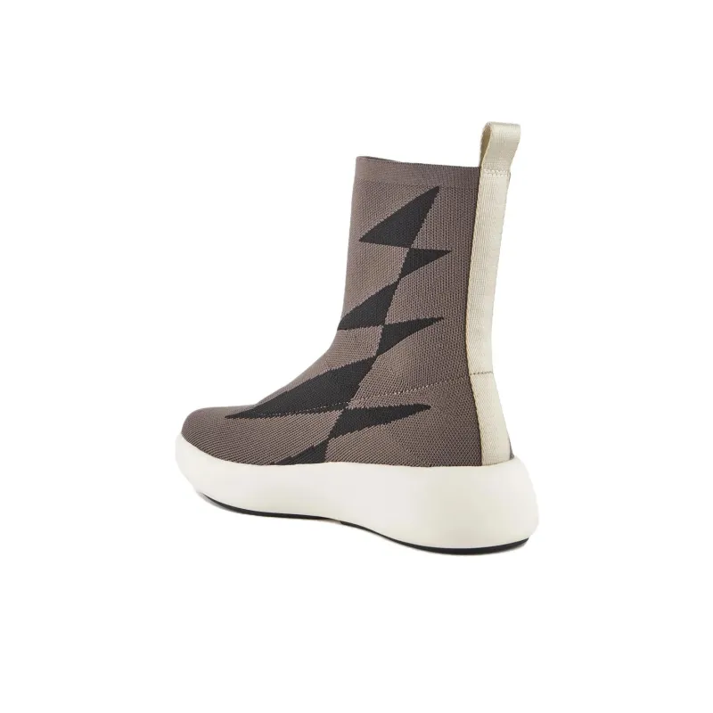 UNITED NUDE BO SOCK Ankle Boots 3cm Women's Brown Black-4