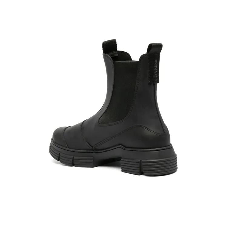 GANNI Chelsea Boots Women's Black-3