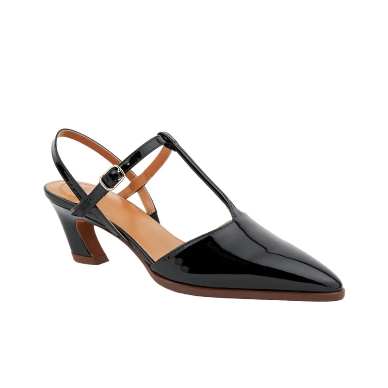 Chloe Chunky Heel High Heels 5cm Women's Black-2