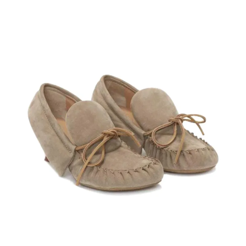 JW Anderson Suede Moccasin Pumps-1