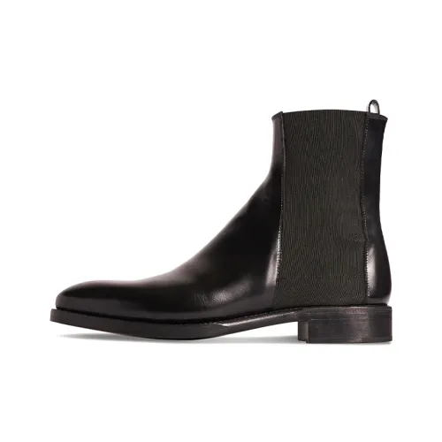 THE ROW Ankle Boots Men Black