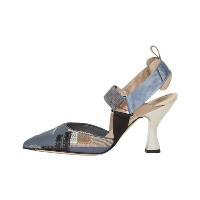 FENDI Colibrì 85mm Panelled Pumps-0