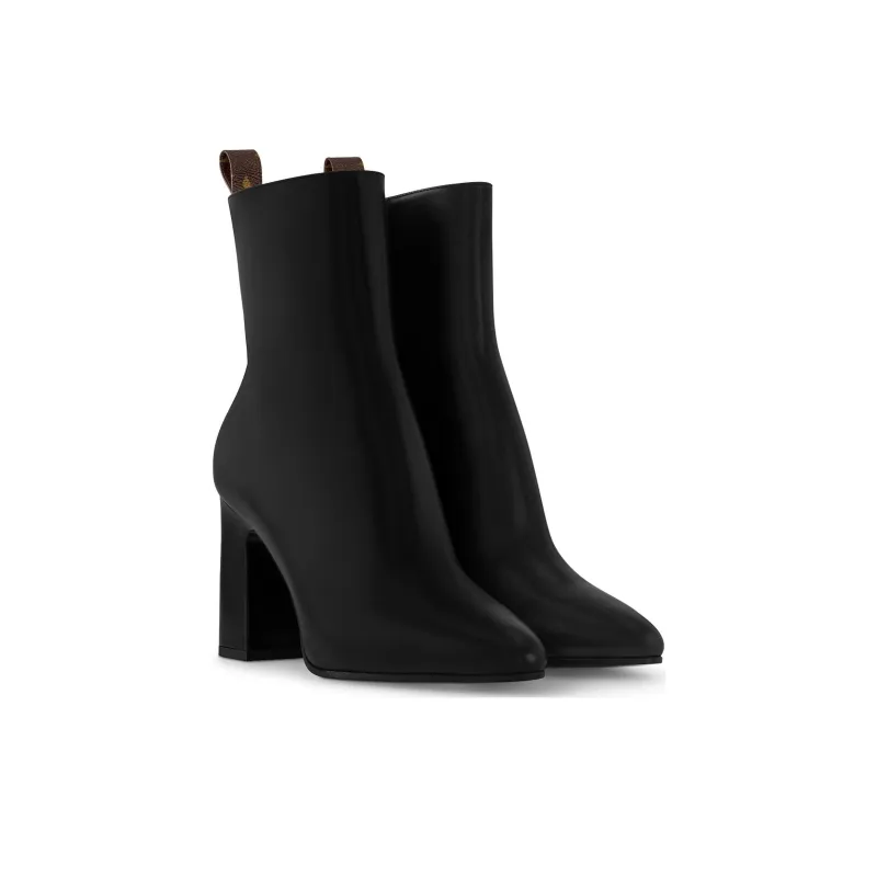 LOUIS VUITTON Donna Ankle Boots 8.5cm Women's Black-2