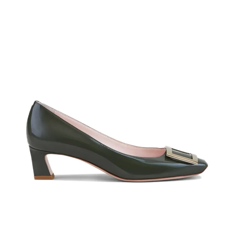 Roger Vivier Chunky Heel High Heels 4.5cm Women's Green-1