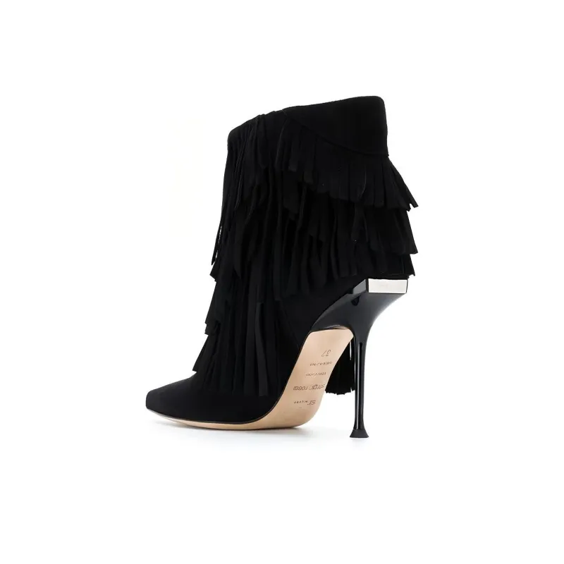 SERGIO ROSSI Ankle Boots Women's Black-3