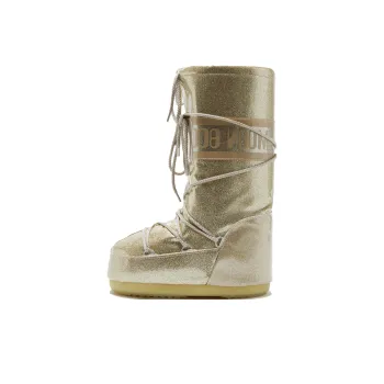 Moon Boot Icon Glitter Lace Up Snow Boots