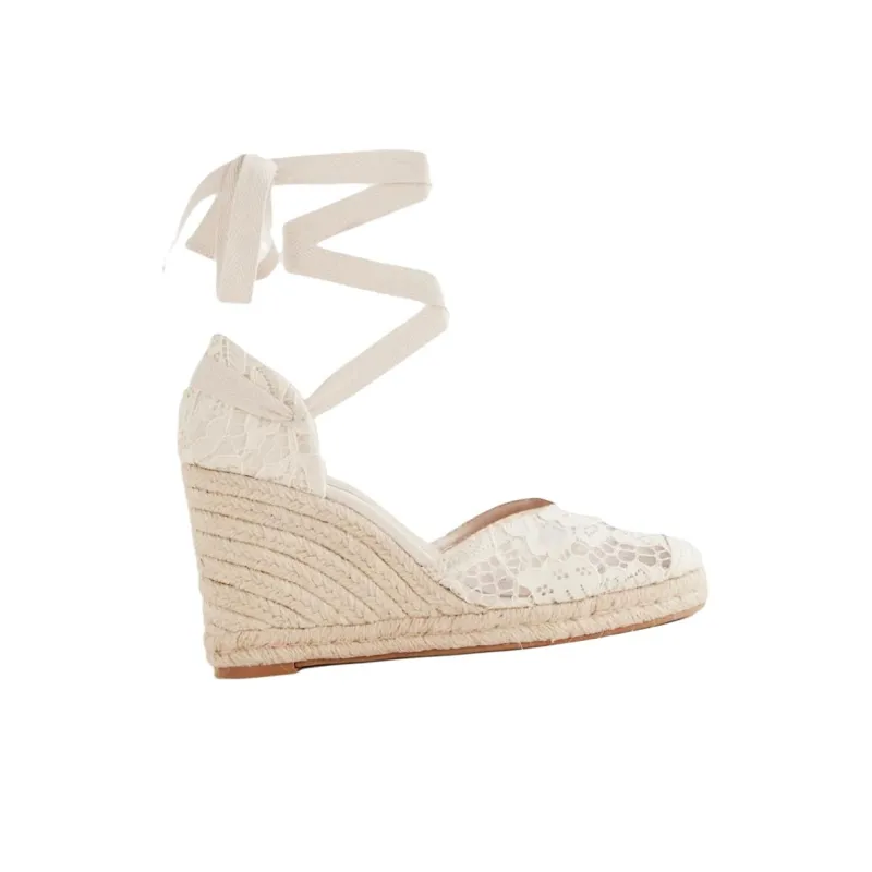 REFORMATION Camilla High Heels 11cm Women's White-2