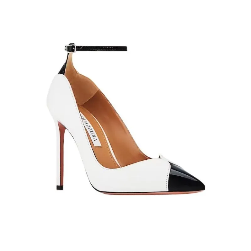 AQUAZZURA Pinot 85mm Leather Pumps-2