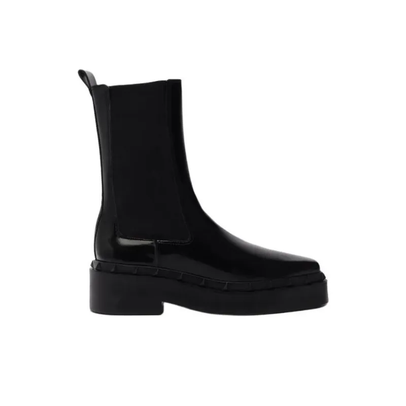 Schutz Short Chelsea Boots 4.8cm Women's Black-1