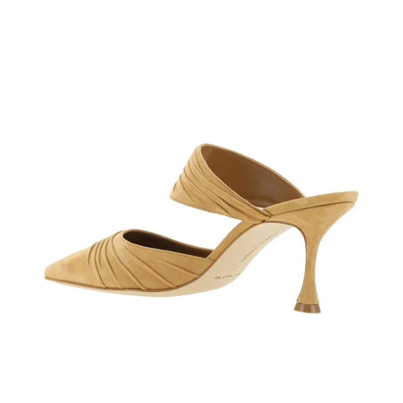 MANOLO BLAHNIK Circeamu 70mm Suede Mules-3