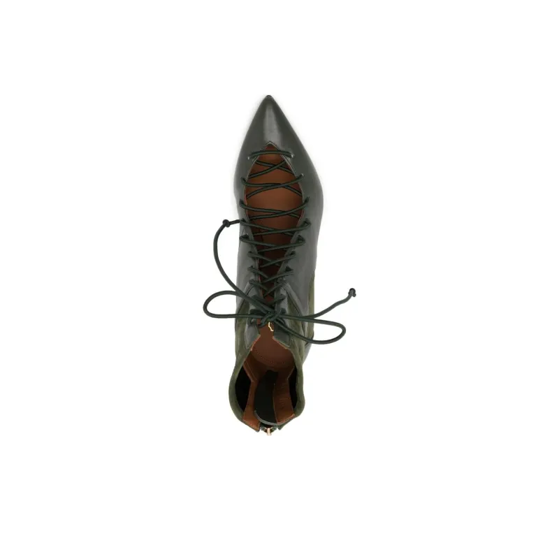 Malone Souliers Montana 85mm Panelled Lace-up Boots Women's-3