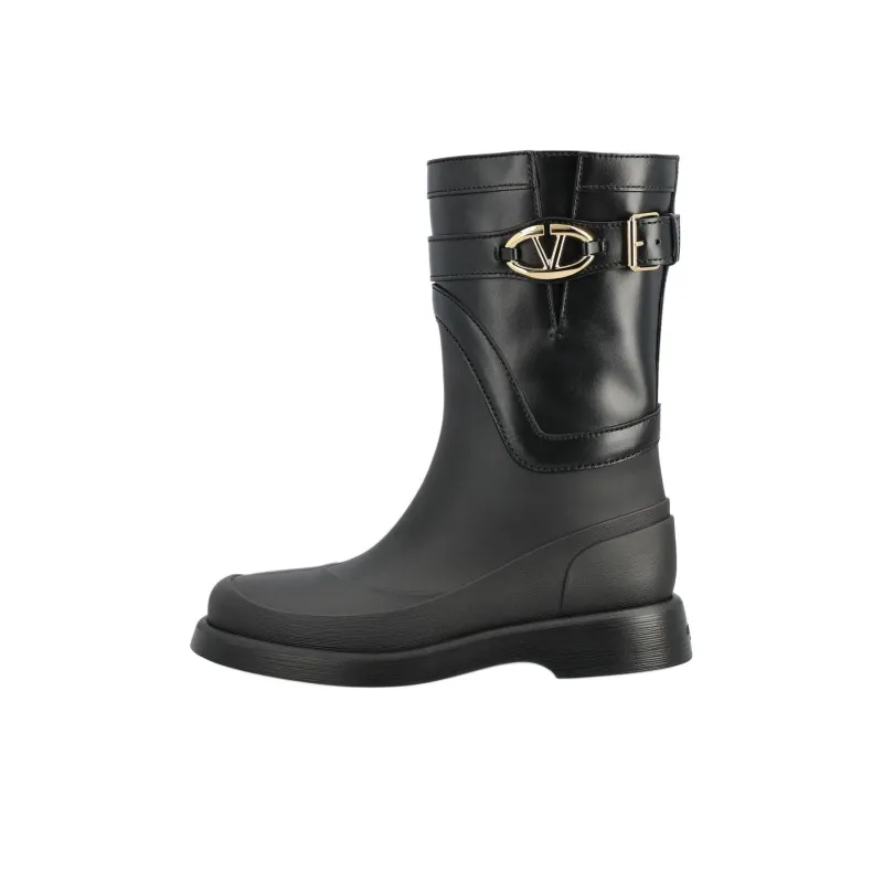 Valentino VLogo Signature Round Toe Boots Women's-0